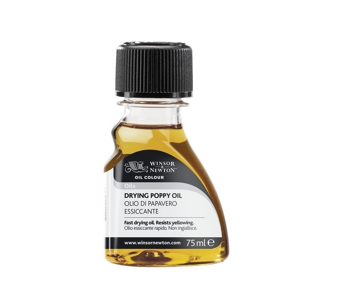 W 2921743 WINSOR & NEWTON                                              | ACEITE SECANTE DE AMAPOLA X 75 ML. ( POPPY OIL )                                                                                                                                                                                                          